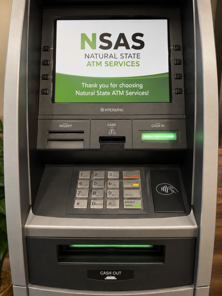 Free ATM placement Natural State ATM Services